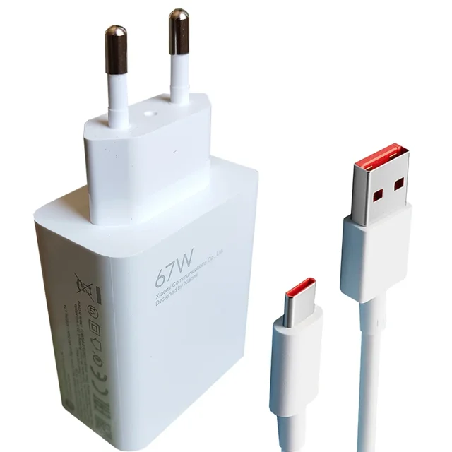 شارژر گوشی POCO X4 PRO شیائومی همراه کابل اصلی سرکارتونی