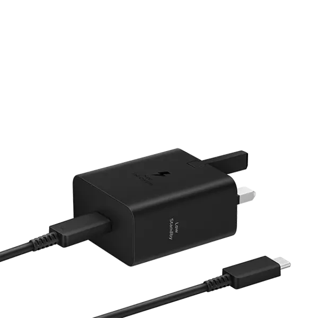 شارژر سامسونگ مدل EP-T4511 توان 45 وات سه پین همراه کابل ویتنام اصلی