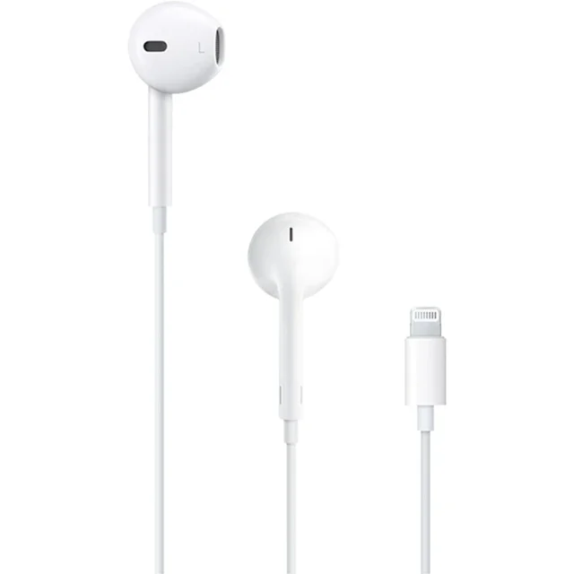 هندزفری با سیم اپل مدل EarPods کانکتور لایتنینگ های کپی درجه 1