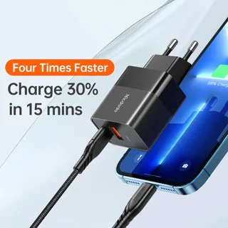 شارژر مک دودو مدل CH-1951 ظرفیت ۲۰ وات با ۲ پورت USB-C