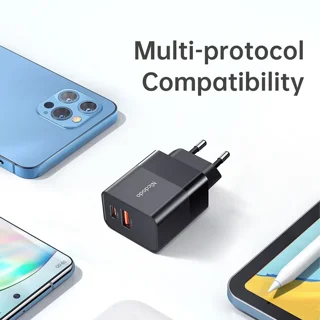 شارژر مک دودو مدل CH-1951 ظرفیت ۲۰ وات با ۲ پورت USB-C