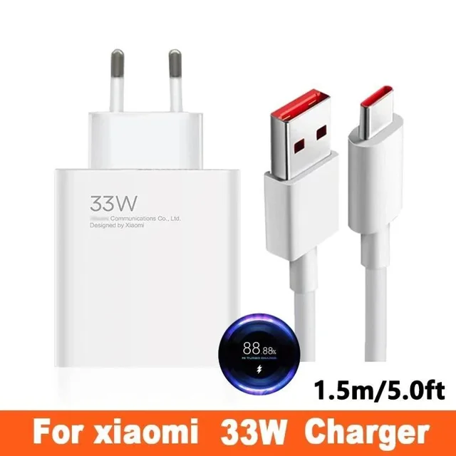 شارژر poco x3 pro شیائومی همراه کابل اصل سرکارتونی