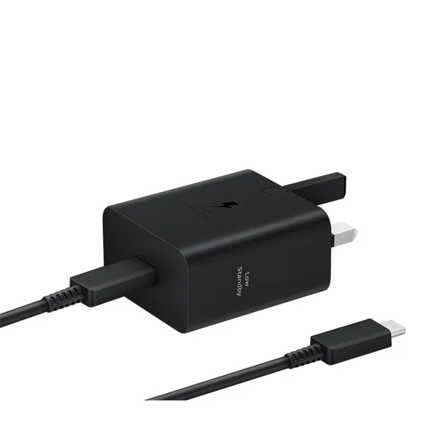 شارژر گوشی S25 ULTRA مدل EP-T4511 سه پین 45 وات همراه کابل 1.8 متری اصل ویتنام