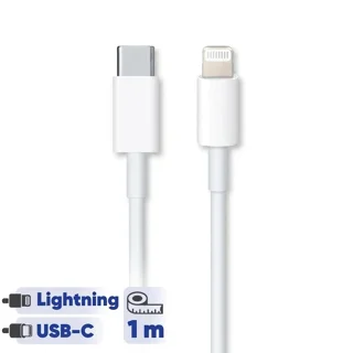 کابل تبدیل USB-C به لایتنینگ اپل طول 1 متر اورجینال
