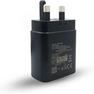 شارژر سامسونگ مدل EP-TA845 توان 45 وات سه پین اصلی ویتنام