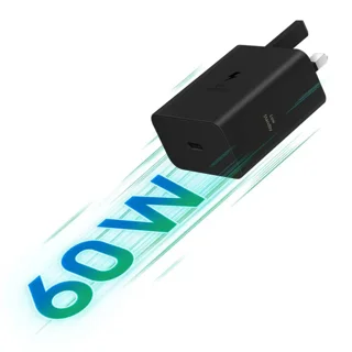 شارژر سامسونگ مدل EP T6010 توان 60 وات سه پین ویتنام سریال دار