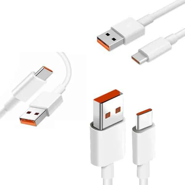 کابل شارژ شیائومی USB به تایپ سی 120 وات اصلی سرکارتونی