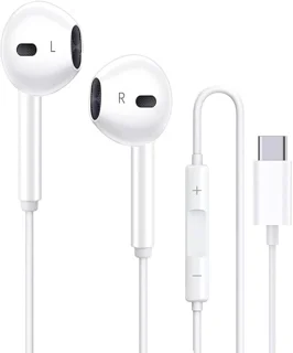 هندزفری سیمی اپل مدل Earpods USB C های کپی درجه 1