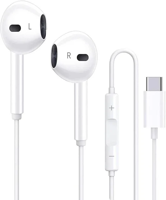 هندزفری سیمی اپل مدل Earpods USB C های کپی درجه 1