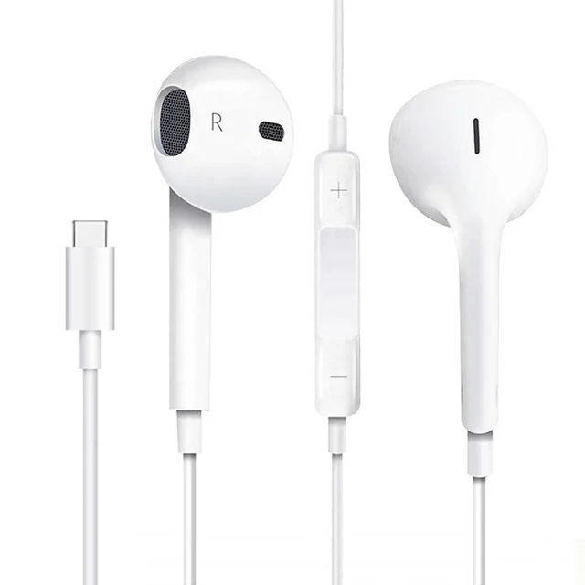 هندزفری سیمی اپل مدل Earpods USB C های کپی درجه 1