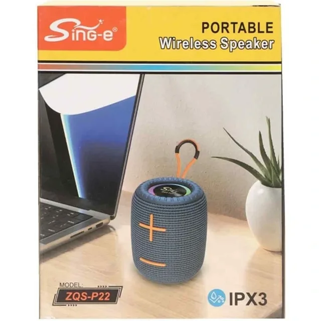 اسپیکر بلوتوثی مدل singe zqs-p22 کیفیت عالی اصلی