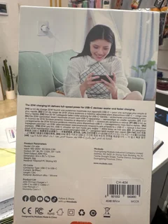 شارژر مک دودو مدل CH 404 توان 20 وات به همراه کابل تایپ سی به تایپ سی