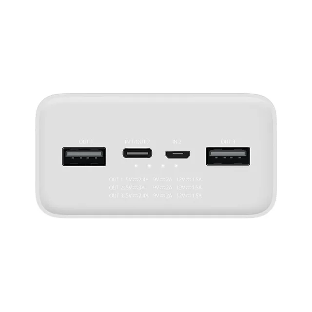 پاوربانک شیائومی مدل PB3018ZM ظرفیت 30000 میلی آمپر ساعت اصلی نسخه گلوبال