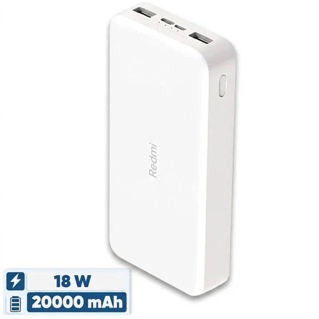 پاوربانک 18 وات شیائومی مدل PB200LZM ظرفیت 20000 میلیآمپر ساعت نسخه گلوبال
