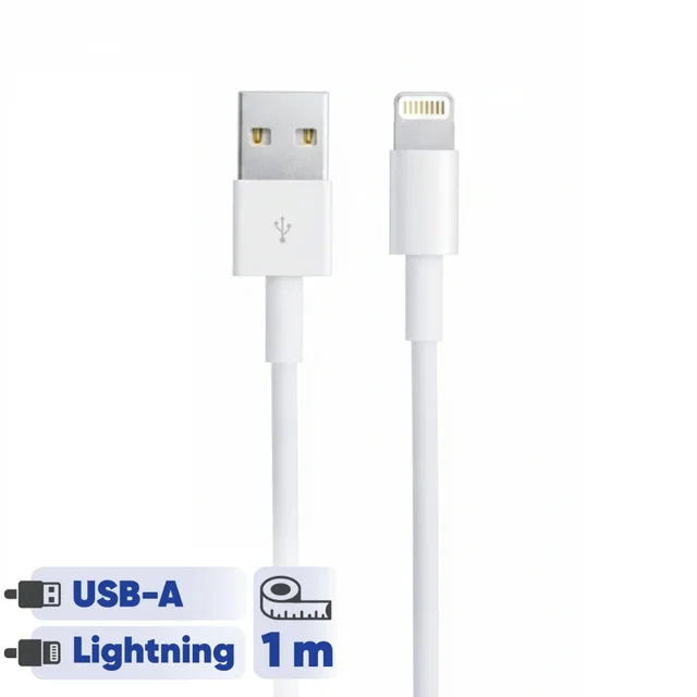 کابل لایتنینگ اپل USB to Lightning Cable 1m اصلی 1 متری