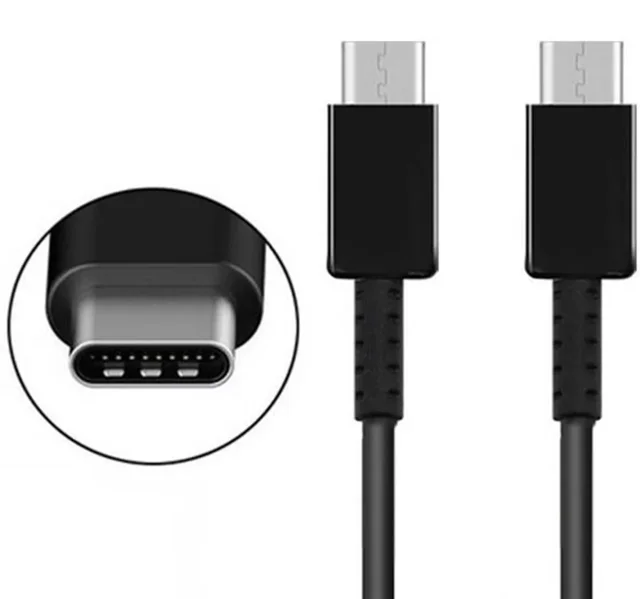 کابل شارژر اصلی سامسونگ مدل C5 دو سر تایپ سی اصلی ویتنام