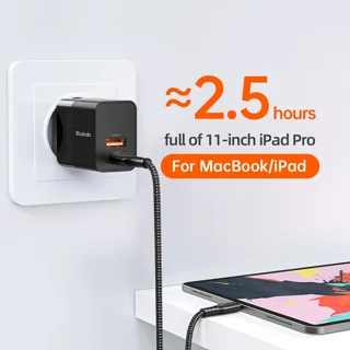 شارژر مک دودو مدل CH-1951 ظرفیت ۲۰ وات با ۲ پورت USB-C
