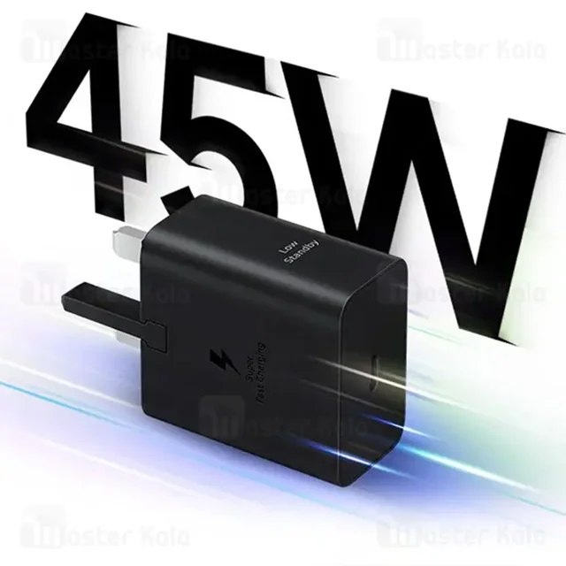 شارژر سامسونگ مدل EP-T4511 توان 45 وات سه پین ویتنام 100% اصلی