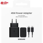 شارژر سامسونگ مدل EP-T4511 توان 45 وات دو پین سوپر فست شارژ همراه کابل 1.8 متری اصل