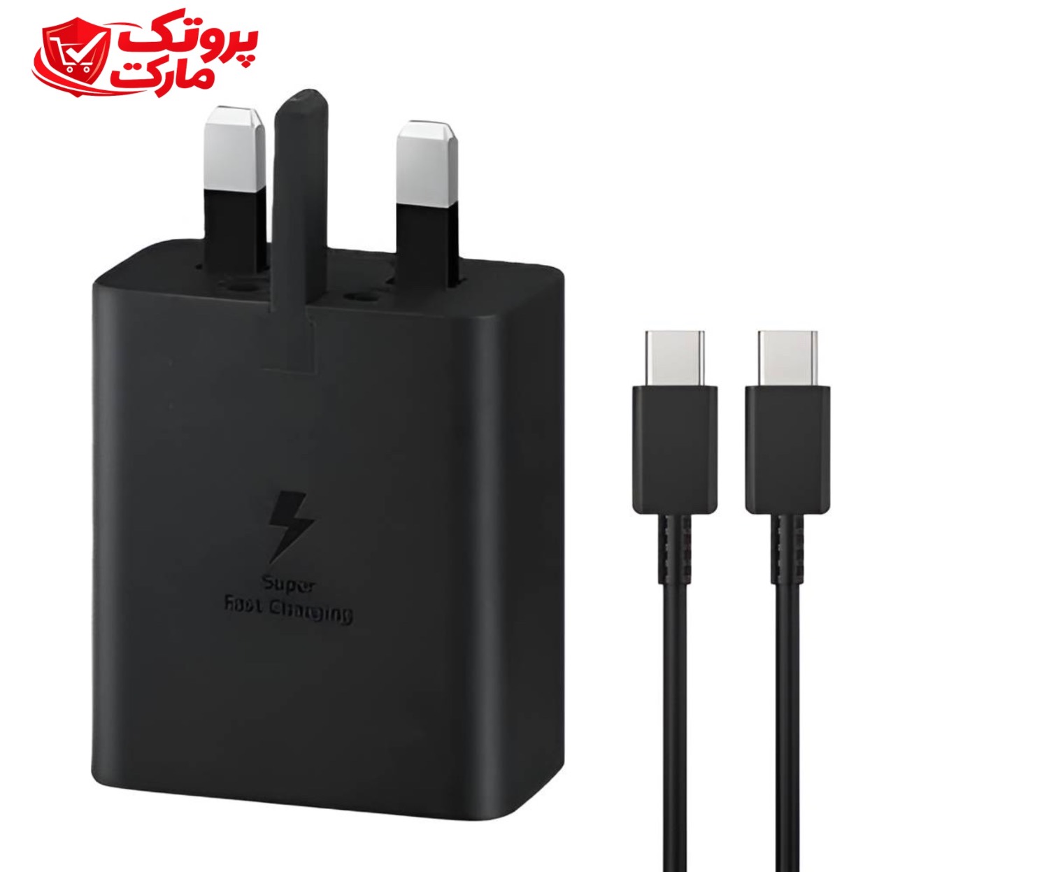شارژر سامسونگ مدل EP-T4511 توان 45 وات سه پین همراه کابل اصل