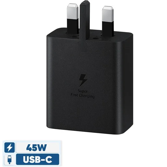 شارژر سامسونگ مدل EP-4511 توان 45 وات سه پین اصل ویتنام