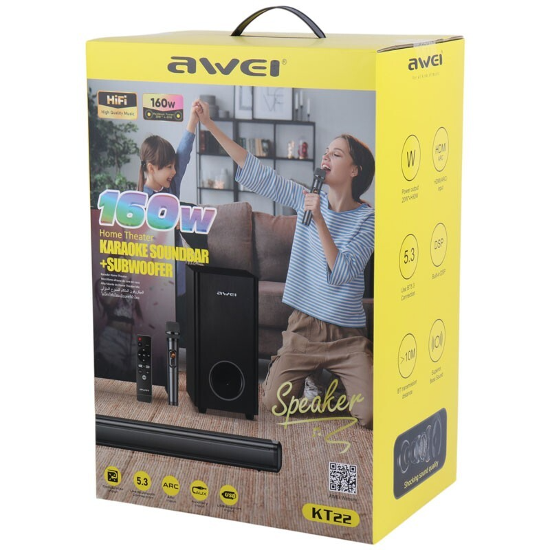 اسپیکر ساندبار اوی Awei KT22