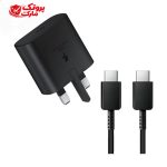 شارژر سامسونگ مدل EP-TA800 توان 25 وات سه پین همراه کابل اصل