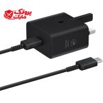 شارژر سامسونگ مدل EP-T2510 توان 25 وات سه پین همراه کابل اصل