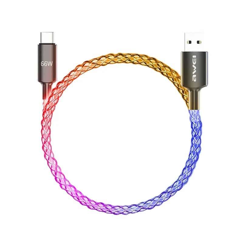 کابل شارژ و دیتا USB C به USB A اوی مدل CL-127