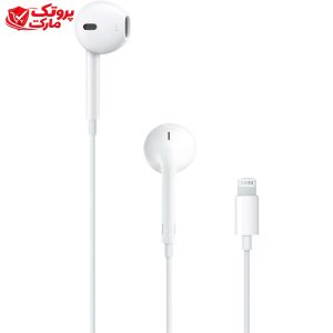 هندزفری سیمی ایفون سوکت لایتنینگ earpods apple اصل