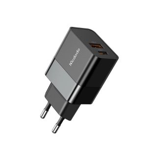 شارژر مک دودو مدل CH-1951 ظرفیت ۲۰ وات با ۲ پورت USB-C نسخه گلوبال